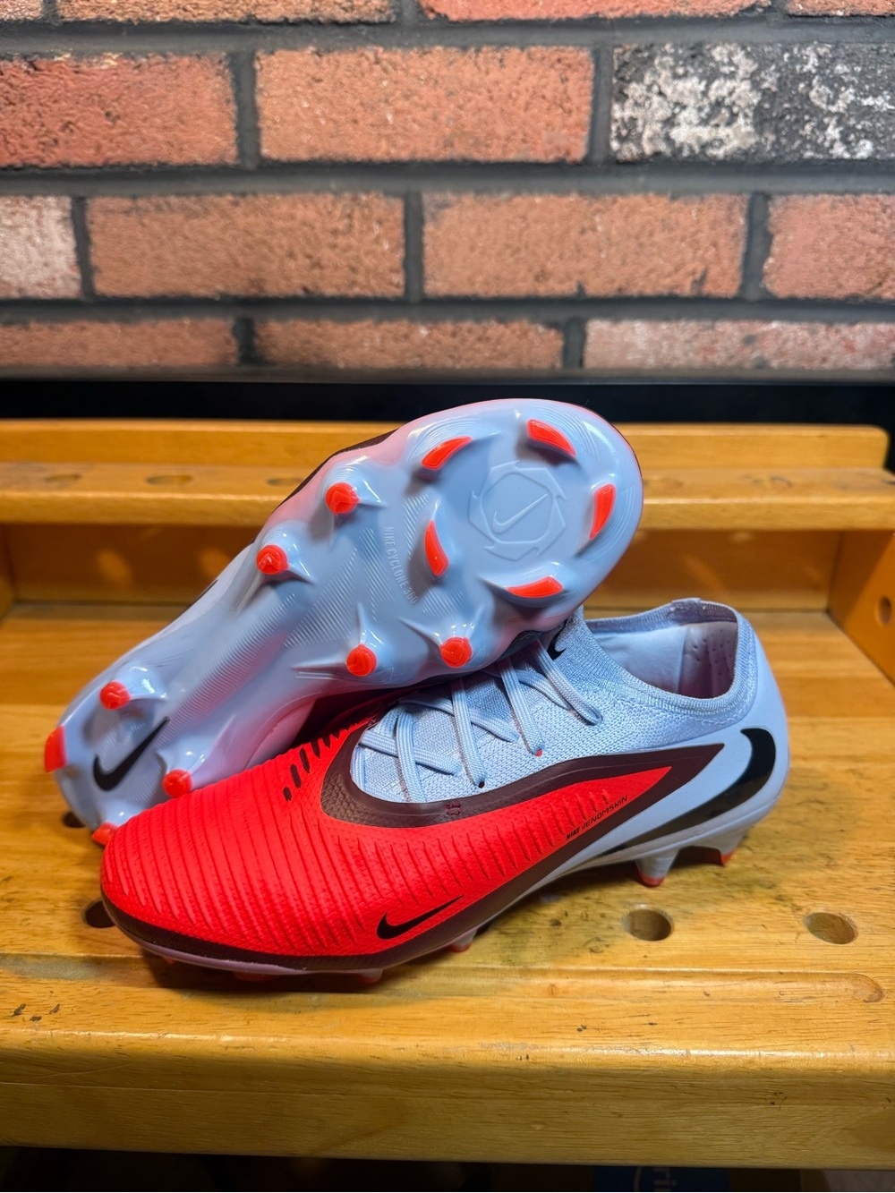 Nike Phantom 6 Low Pro FG Blue Crimson Red HJ4122-400 Sz. 6.5M/ 8W Cleats